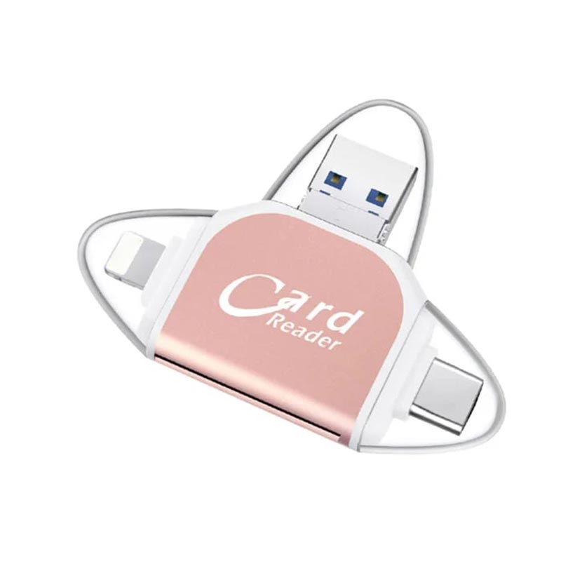 4-in-1 Multifunctional Card Reader