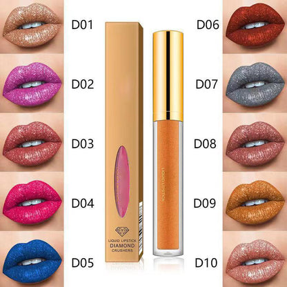 Metallic Liquid Diamond Glitter Lipstick（Buy 1 get 1 free 🔥）