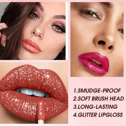 Metallic Liquid Diamond Glitter Lipstick（Buy 1 get 1 free 🔥）