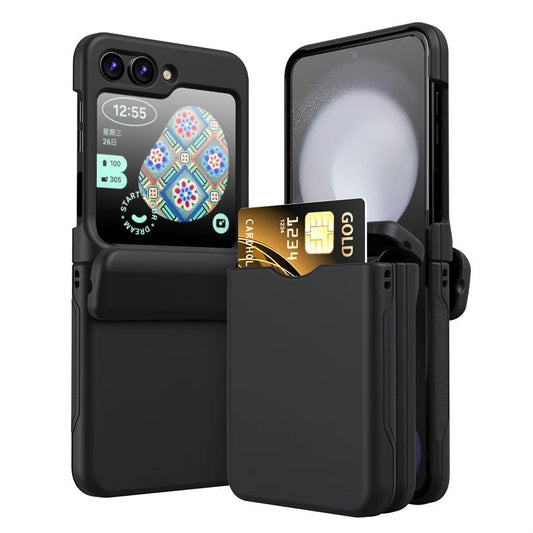 Protective Phone Case with Card Holder for Samsung Galaxy Flip 5/4/3