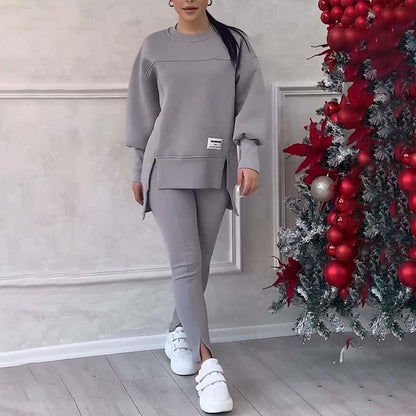 Casual sweatshirt and leggings set for women