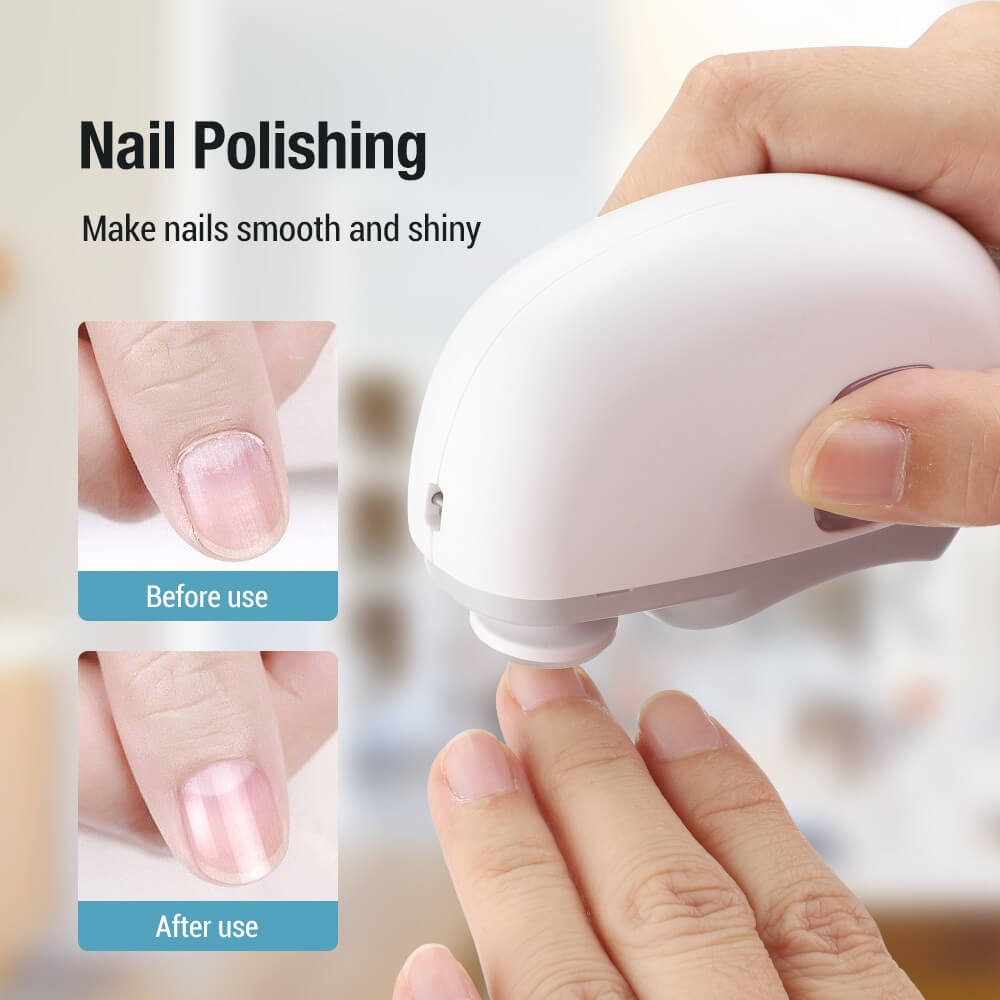 🎁 Hot Sale🔥3 in 1 Automatic Electric Nail Clipper with Polishing【Safe and Convenient】