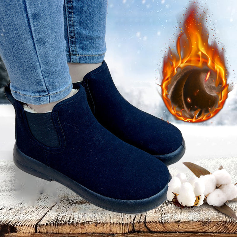 Women’s Plush Lined Short Tube Warm Snow Boots