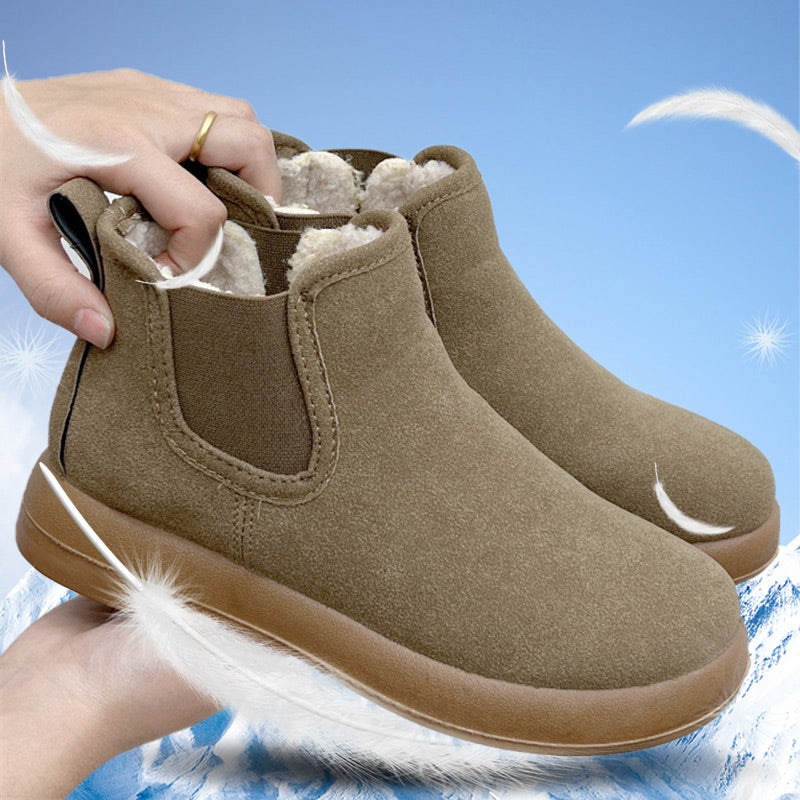 Women’s Plush Lined Short Tube Warm Snow Boots