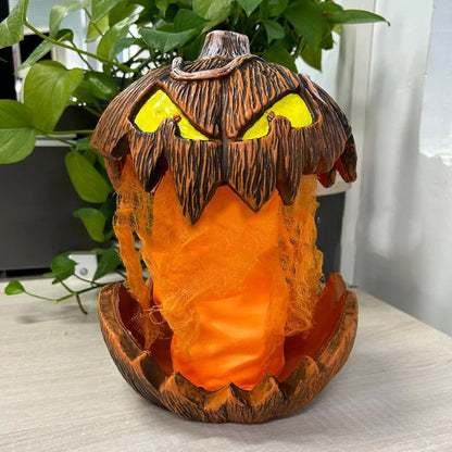 Halloween Pumpkin with Pop-Up Head & Sound Activation