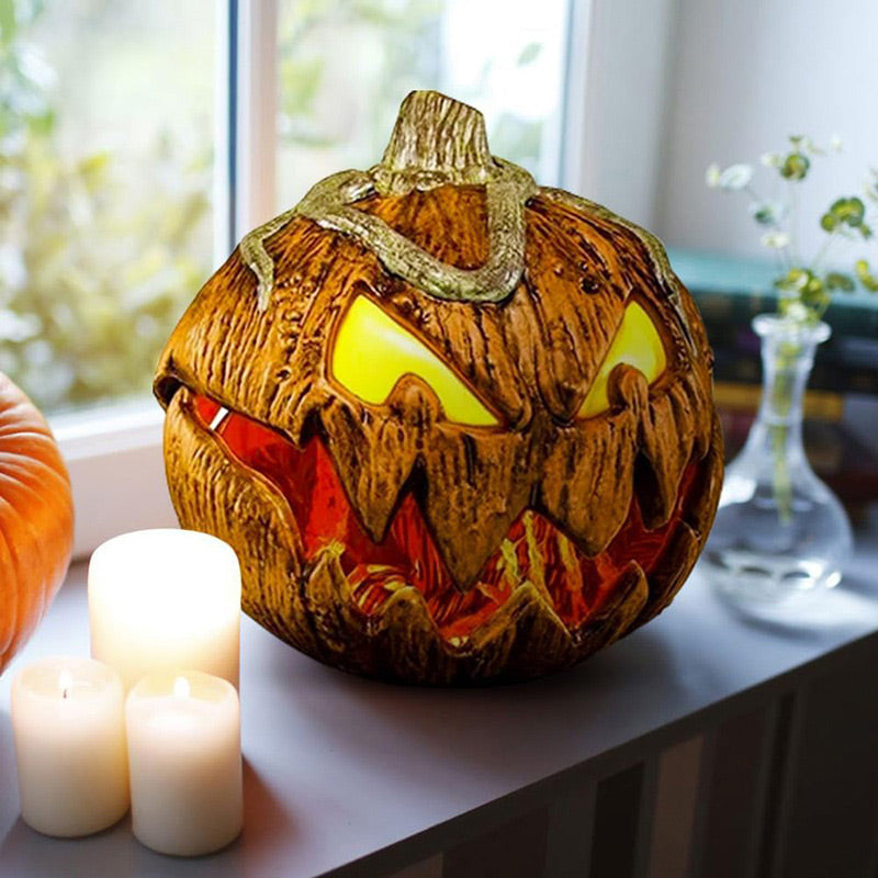 Halloween Pumpkin with Pop-Up Head & Sound Activation