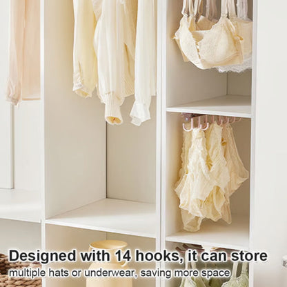 Retractable Sliding Hanging Organizers for Closets