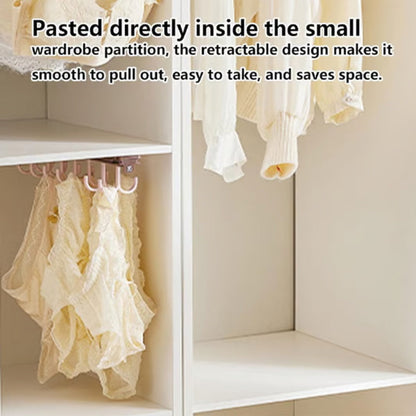 Retractable Sliding Hanging Organizers for Closets