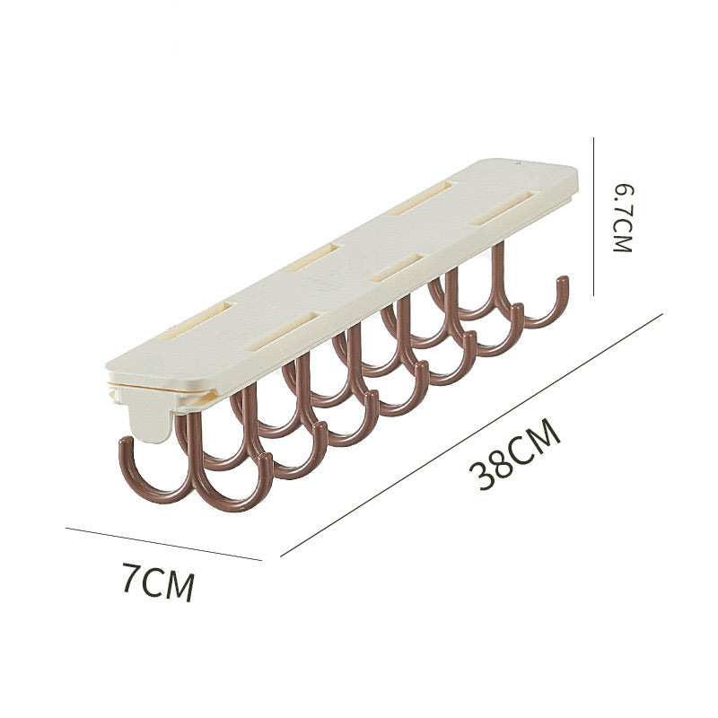 Retractable Sliding Hanging Organizers for Closets