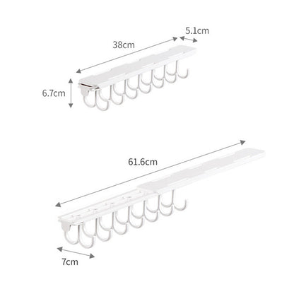 Retractable Sliding Hanging Organizers for Closets