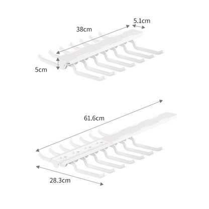 Retractable Sliding Hanging Organizers for Closets