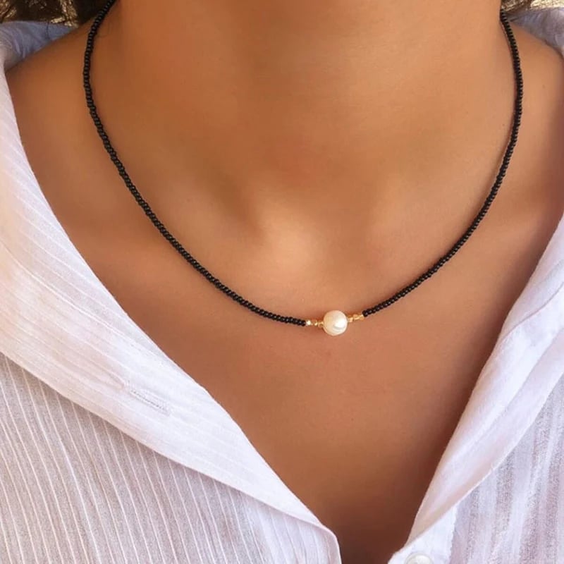 Freshwater Pearl Necklace (4 Color Options)-🔥Buy 2 Save 30% OFF🔥