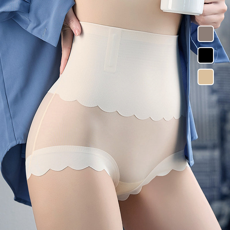 High Waist Breathable Elastic Hip Lifting Panties