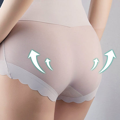 High Waist Breathable Elastic Hip Lifting Panties