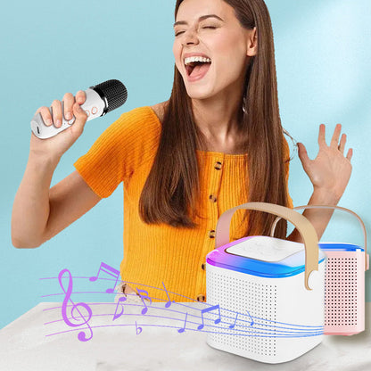 Home-use Wireless Karaoke Microphone System with Speaker