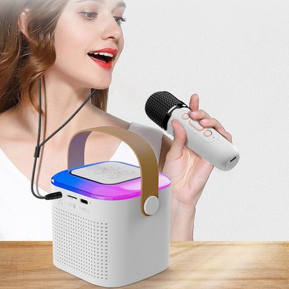 Home-use Wireless Karaoke Microphone System with Speaker