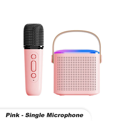 Home-use Wireless Karaoke Microphone System with Speaker