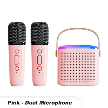 Home-use Wireless Karaoke Microphone System with Speaker