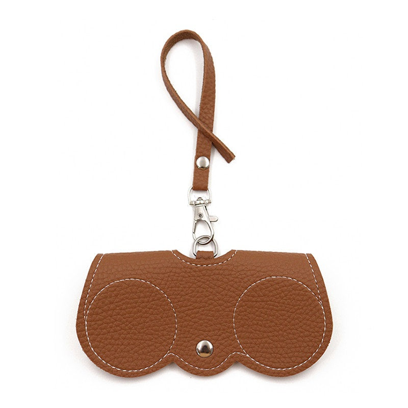 Soft Leather Sunglasses Bag