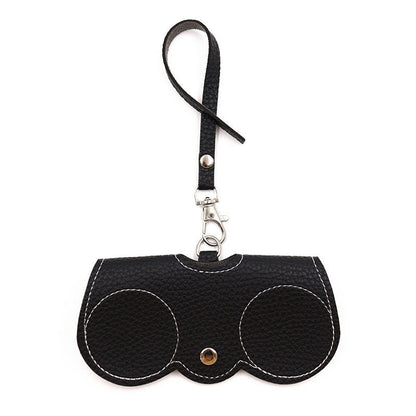 Soft Leather Sunglasses Bag