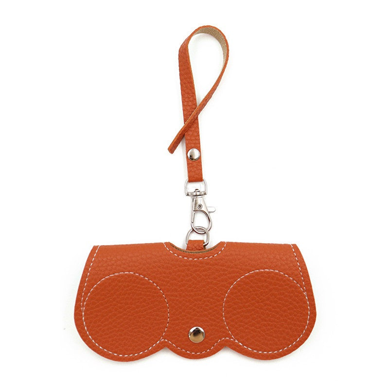 Soft Leather Sunglasses Bag