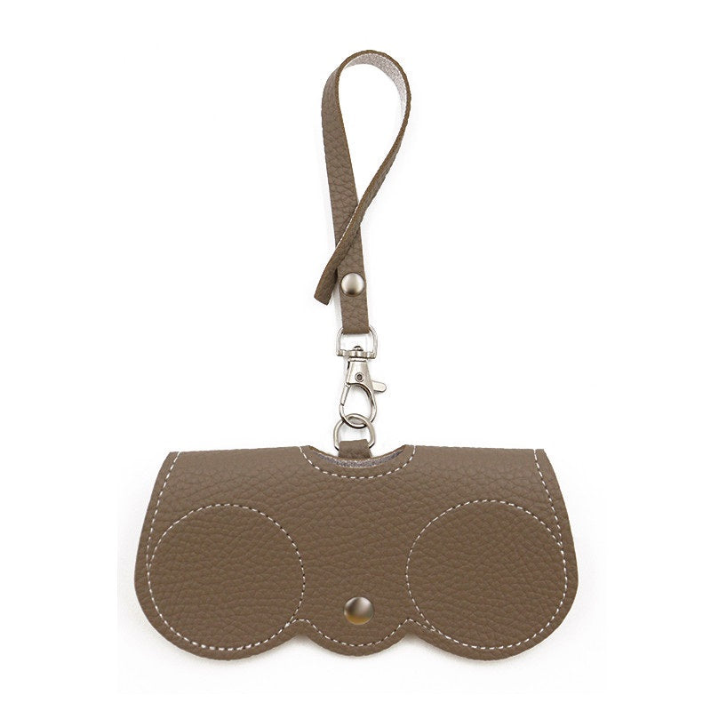 Soft Leather Sunglasses Bag