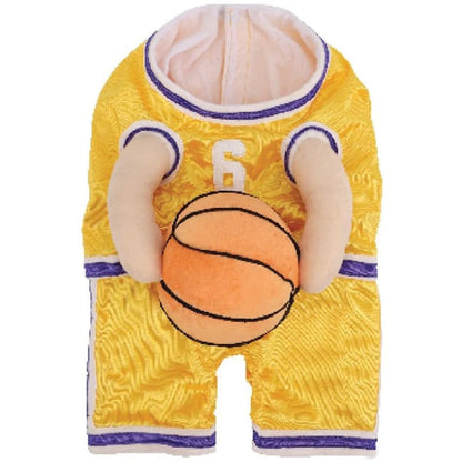 Dog Basketball Player Costume with Ball