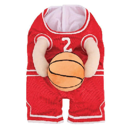 Dog Basketball Player Costume with Ball